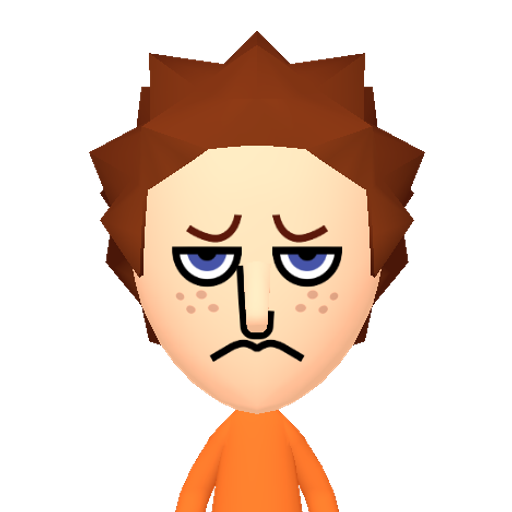 no name Mii character: This Mii is from the Switch SDK as a SampleDB Mii.