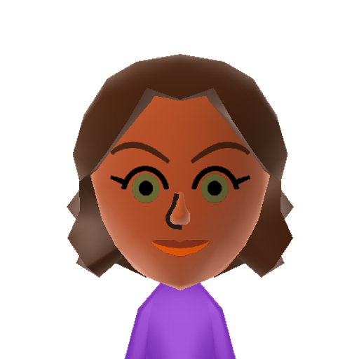 Hazel Mii character preview