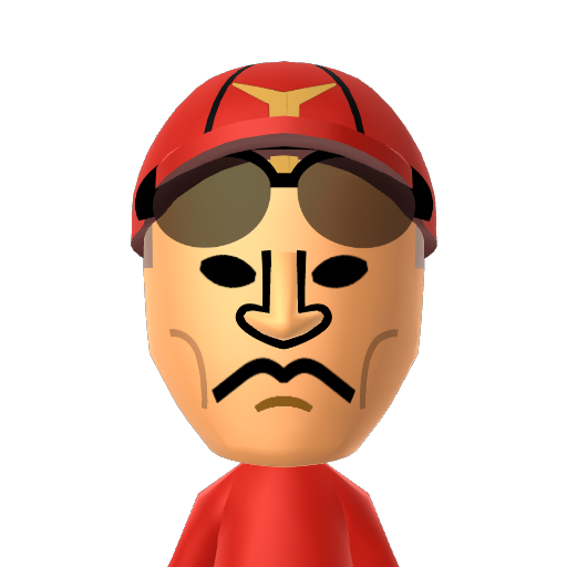 M. Bison Mii character: a Mii used in Mii Fighter QR Codes Series / Custom Mii Fighter Versus