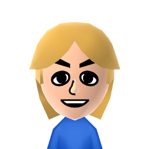 JimmyKaz Mii character: A Mii from Wii Sports Resort: Storm Island