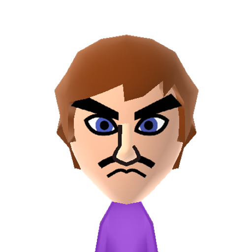 Waluigi Mii character preview
