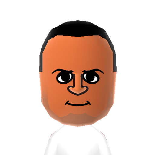 Kazuhiko Mii character: A Mii from Wii Sports Club Resort, a mod for Wii Sports Resort.
