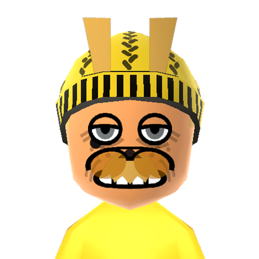 Springtrap Mii character: Animatronic rabbit that features a deadly spring-lock system from the game "Five Nights at Freddy's 3"
