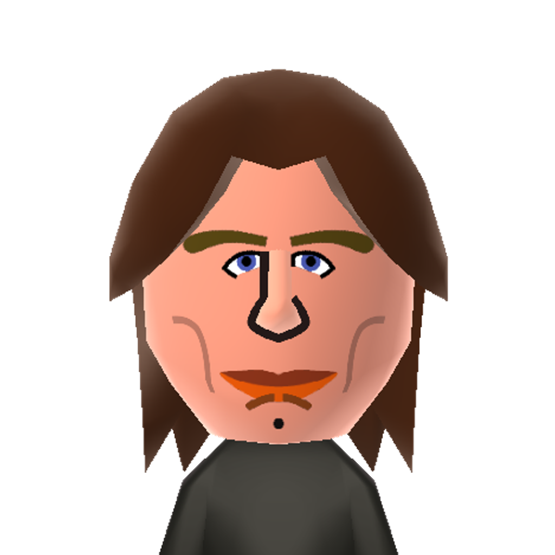 Travolta Mii character: Actor from movies such as "Grease", "Saturday Night Fever", "Pulp Fiction", and "Get Shorty".