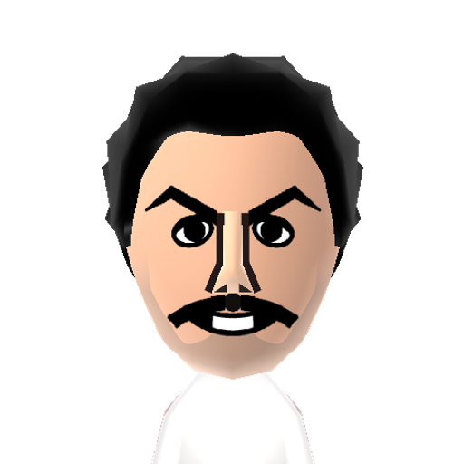 Borat Mii character: Culturally challenged reporter from Kazakhstan. Played by Sacha Baron Cohen.