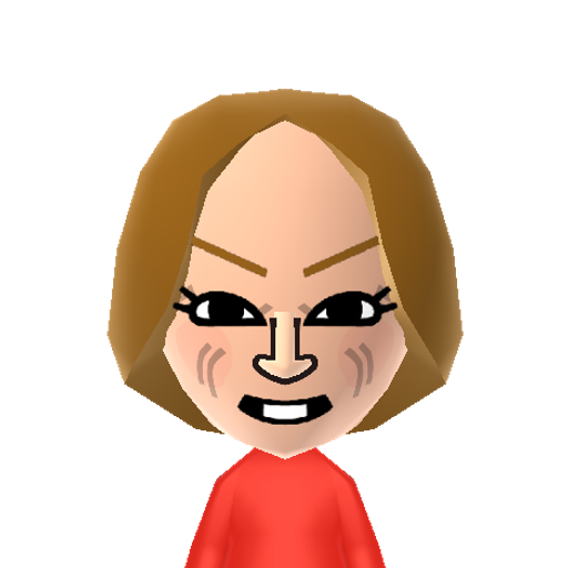 NINTENDO Mii character: This is one of the 101 Miis who would appear in the WaraWara Plaza if the Wii U is not connected to the internet, Since Miiverse was discontinued on 2017, that is always going to happen unless they use a unofficial Miiverse revival.