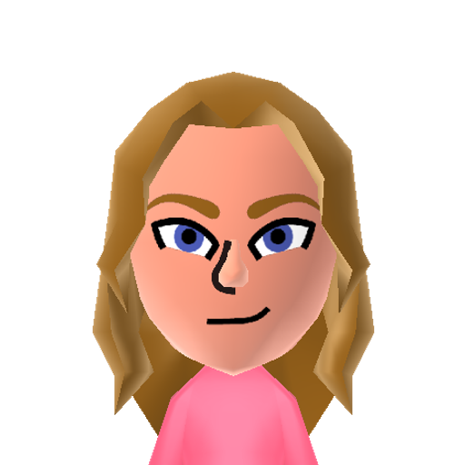 Heather Mii character preview