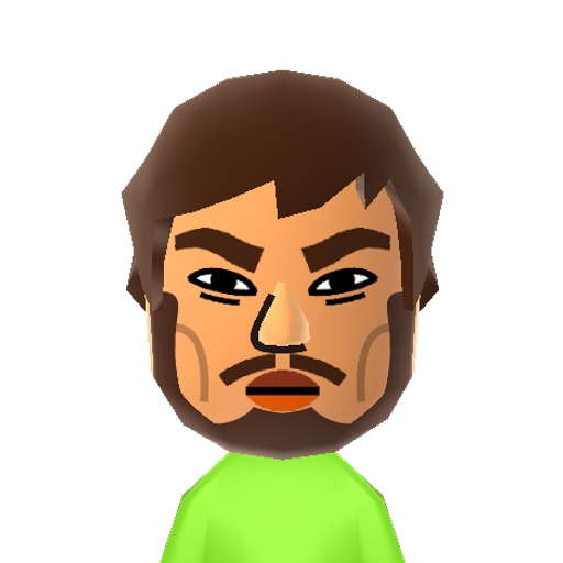 Eyderly Mii character: a mii from dlc 2