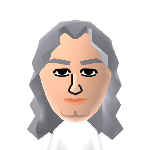 Isaac Mii character: A Mii posted by the official Nintendo Facebook account in 2014