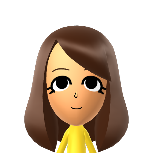Fluttershy Mii character: These are extracted and derived from the Mii Central Miis from the 3DS Miitopia.