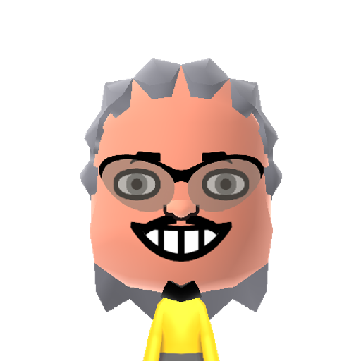 SmallSlim Mii character: A Mii found in unused WaraWara files