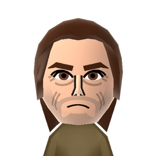 Bigby Mii character: The main character in "The Wolf Among Us" by Telltale Games. Formerly known as the Big Bad Wolf, he is the sheriff of Fabletown. He has the duty of protecting the Fables from the mundies and each other.