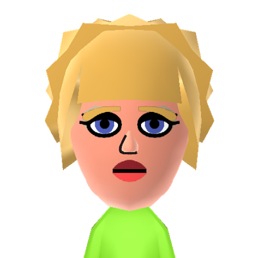 Mii194 Mii character: A Mii found in unused WaraWara files