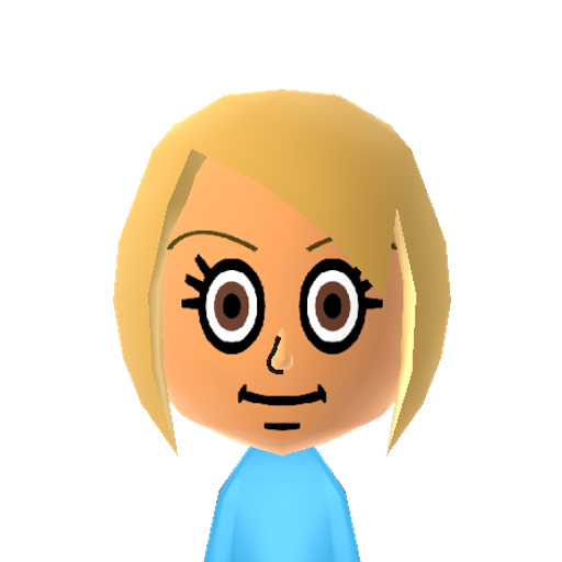 Lucy Mii character preview