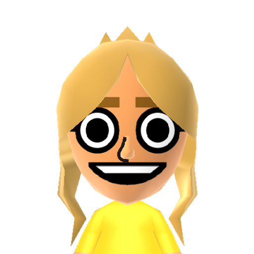 pee Mii character: A random Mii frm my Wii