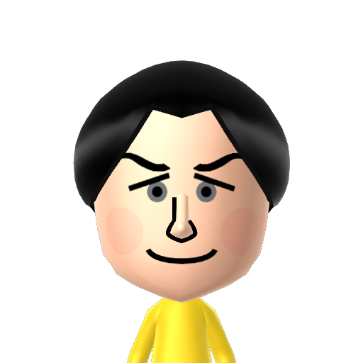 킥킨킬킴킵킷킹타탁탄 Mii character: This is a Mii for testing Mii nicknames.