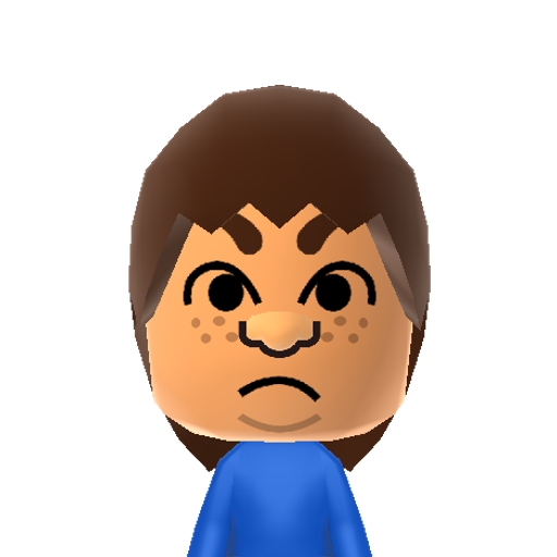 Mii616 Mii character: A Mii found in unused WaraWara files