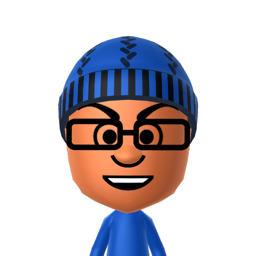 sample1 Mii character: This Mii is found in several games outside of RVL Face Library and is also found in the RVL Face Library.