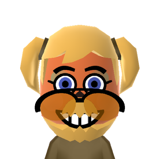 FUレヂ Mii character: A Mii created by Smashed Tomatoes for Big Dachi Collection