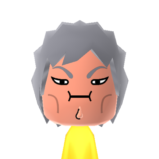 not leo Mii character: A random Mii frm my Wii