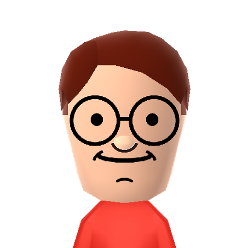 Waldo Mii character preview