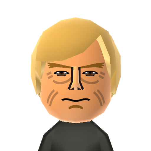 d.trump Mii character: These are extracted and derived from the Mii Central Miis from the 3DS Miitopia.