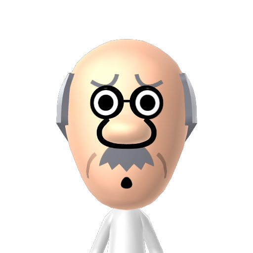 ? Mii character: A Mii uploaded to Check Mii Out Channel (WiiLInk)