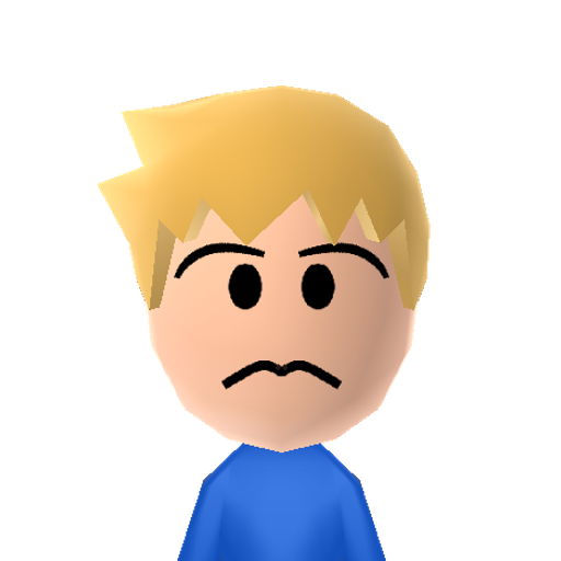 Noob Mii character preview