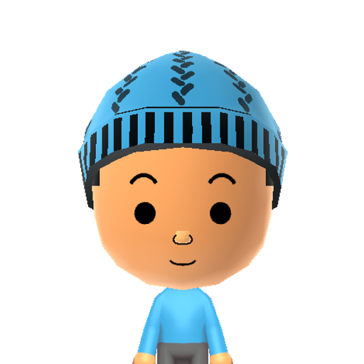 Pocoyo Mii character: The little 3-year-old boy from his cartoon series "Pocoyo"