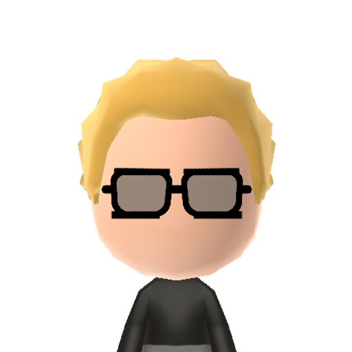 MutantMuds Mii character: The jet-pack wearing, laser shooting kid from the Namco game Mutant Mudds on Nintendo consoles