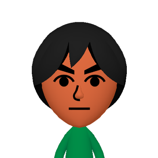 no name Mii character: This Mii is from the Switch SDK as a SampleDB Mii.