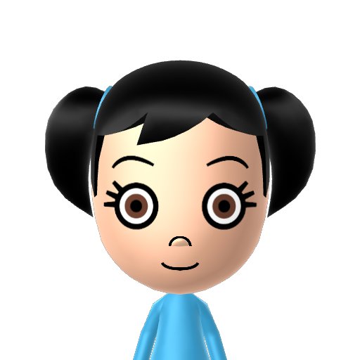 Kai-Lan Mii character: A Mii from Wii Sports Resort: Meme Squad, a mod for Wii Sports Resort