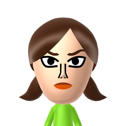 ? Mii character: A Mii uploaded to Check Mii Out Channel (WiiLInk)