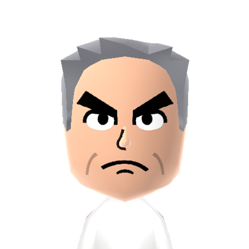 Pro. Oak Mii character: He is a Pokemon Professor who lives and works at his research lab in Pallet Town of the Kanto region.
