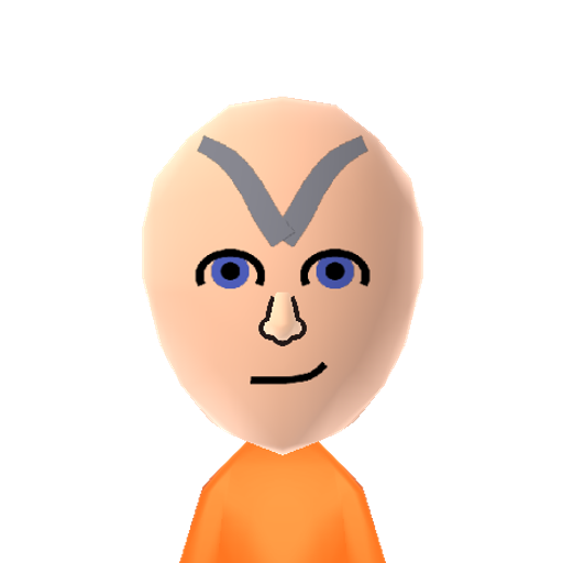 AvatarAang Mii character: Main character from the animated series "Avatar: The Last Airbender". He brings balance to the world by destroying the Fire Lord.