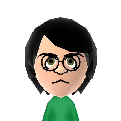 Katie Mii character: A Mii from You Play Motion, a mod for Wii Play Motion.