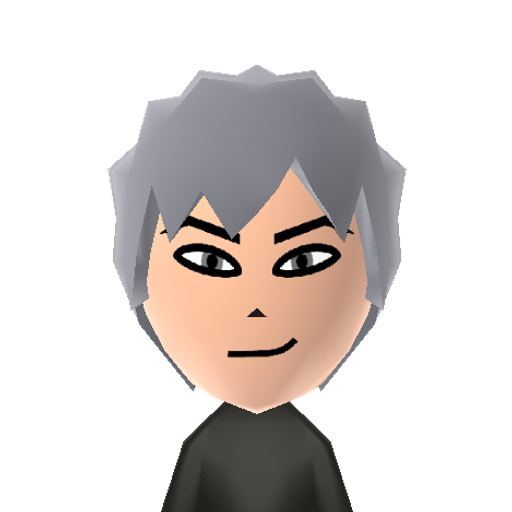 Mercury Mii character: One of the main villains of Rooster Teeth's cartoon, "RWBY".