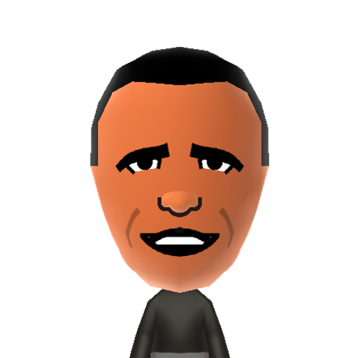 B. Obama Mii character preview