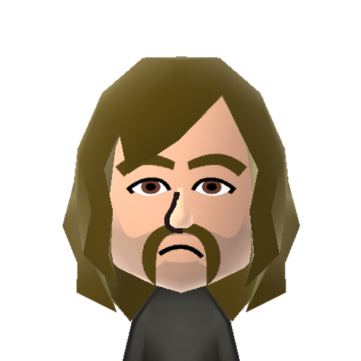 Gaspard Mii character: One of the members from the French electronic band "Justice."