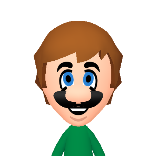 Luigi Mii character preview