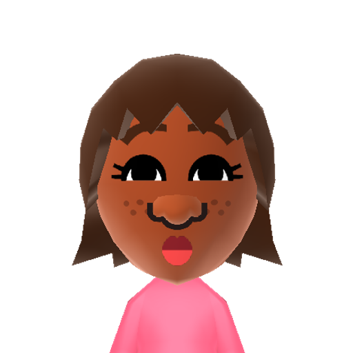 WandaSykes Mii character: Stand up comedian and actress. Acting roles include "Curb Your Enthusiasm", "The New Adventures of Old Christine", and "Evan Almighty".