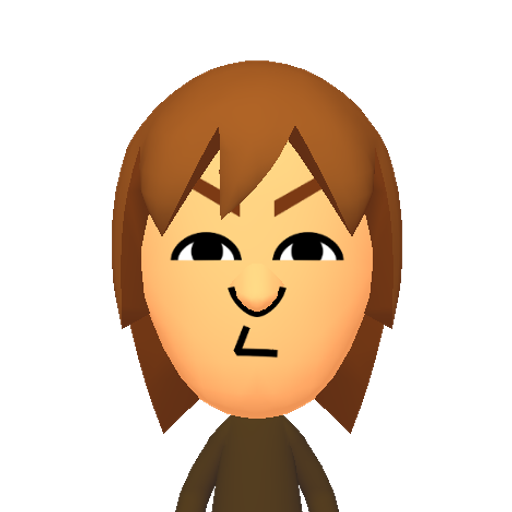 峻峪峨峰島崁峴差席師 Mii character: This Mii is from the Switch SDK as a SampleDB Mii.