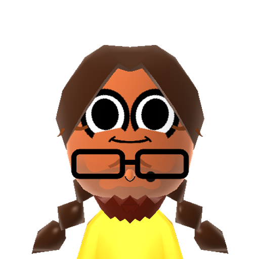 Quinn Mii character: Another more mii from mii generator on websim
