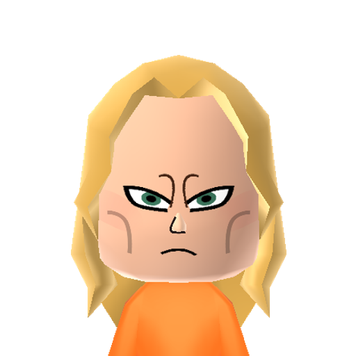 SSJ3 Goku Mii character: One of Son Goku's super-forms in Akira Toriyama's hit manga/ anime series Dragon Ball Z.