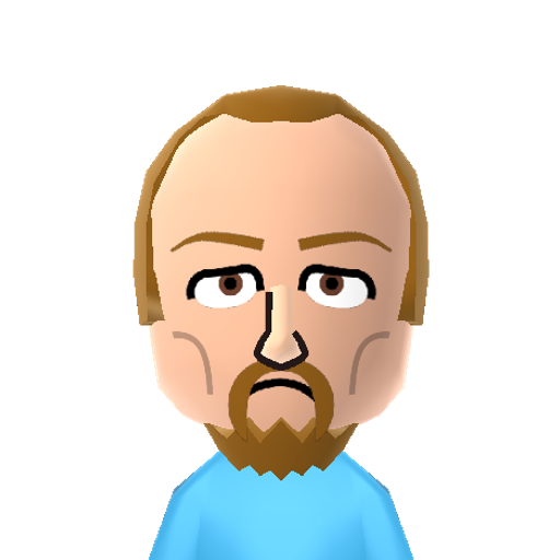 Louis C.K. Mii character: A stand-up comedian and star of the FX show "Louie".