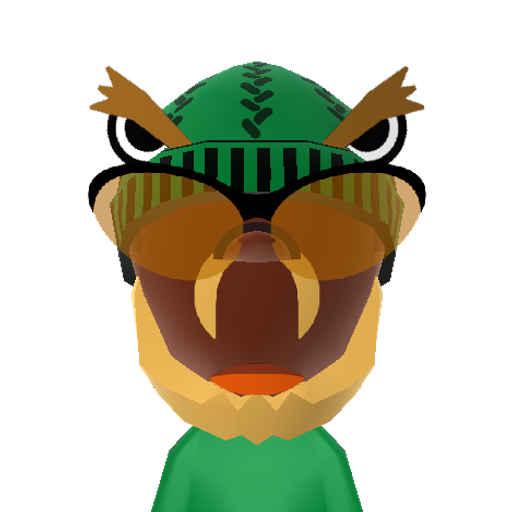 dragon Mii character: A dragon.