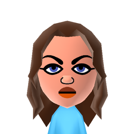 Jackie B. Mii character: Shallow and self-centered cheerleader from "That '70s Show". Played by Mila Kunis.