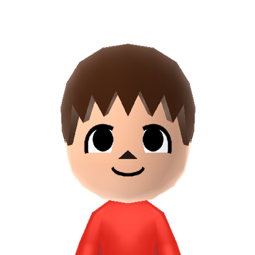 Villager Mii character: From "Animal Crossing". Since he received the "letter", his mind has changed. His killer instinct suddenly woke up and thus made this tranquil boy became a real monster. Behind this friendly smile is hidden an unstoppable murderer.