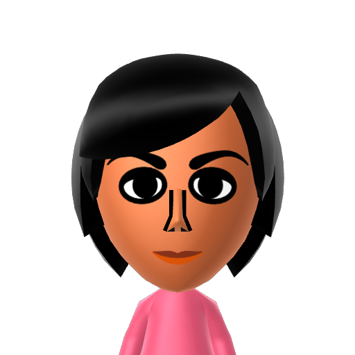 Maya Mii character: A Mii from Wii Sports Resort: Meme Squad, a mod for Wii Sports Resort