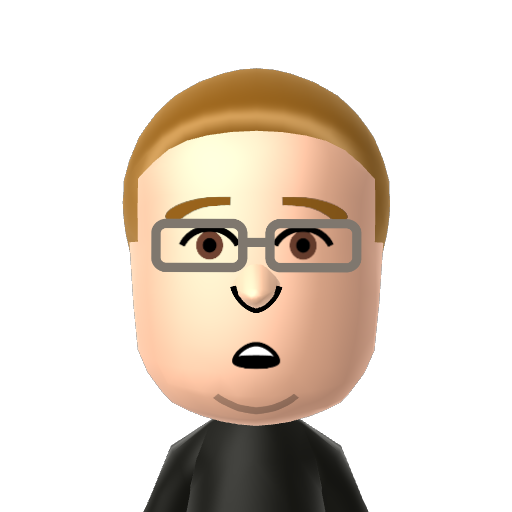 Uncle Pat Mii character: A Mii from Wii Sports Resort: Meme Squad, a mod for Wii Sports Resort